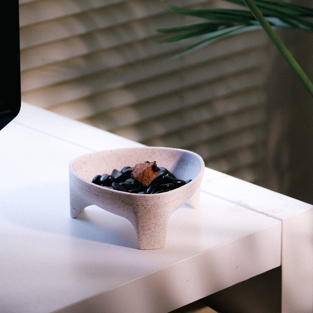 Raised column BOWL WHITE